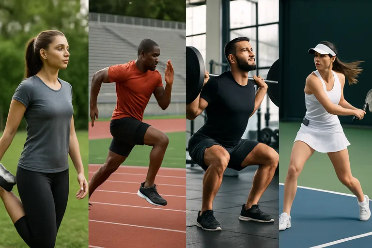 De belangrijkste categorieën van sportbewegingen